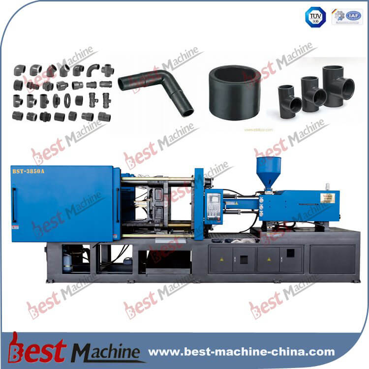 BST-3850A plastic PE pipe fitting injection molding machine