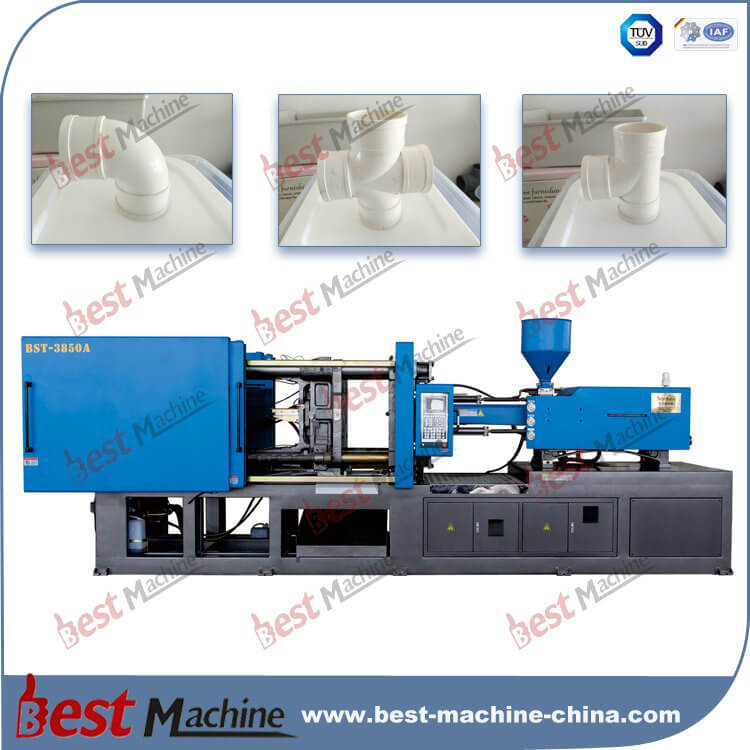 BST-3850A plastic PVC pipe fitting injection molding machine