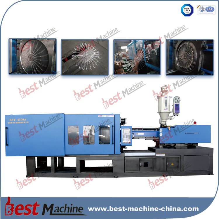 BST-4500A plastic knife fork and spoon injection molding machine