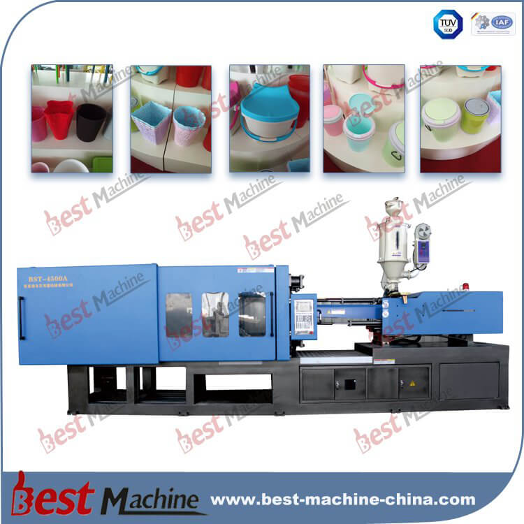 BST-4500A plastic trash can injection molding machine