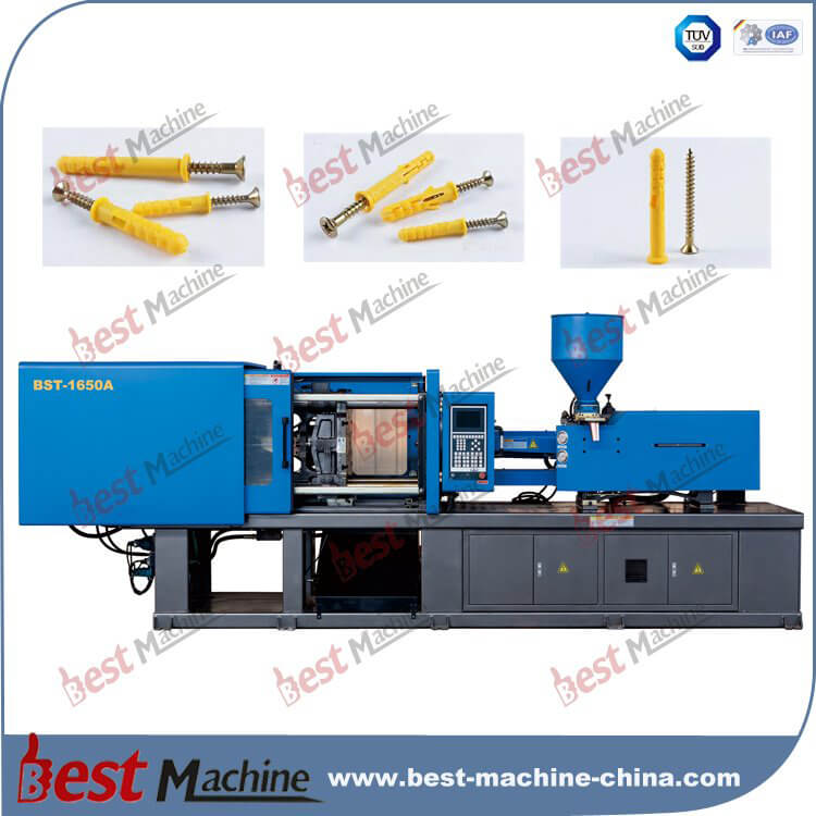 BST-1650A plastic wall nail injection molding machine
