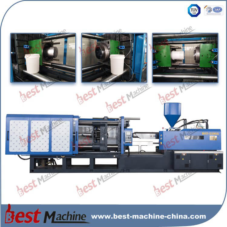 BST-5500A plastic pain bucket injection molding machine